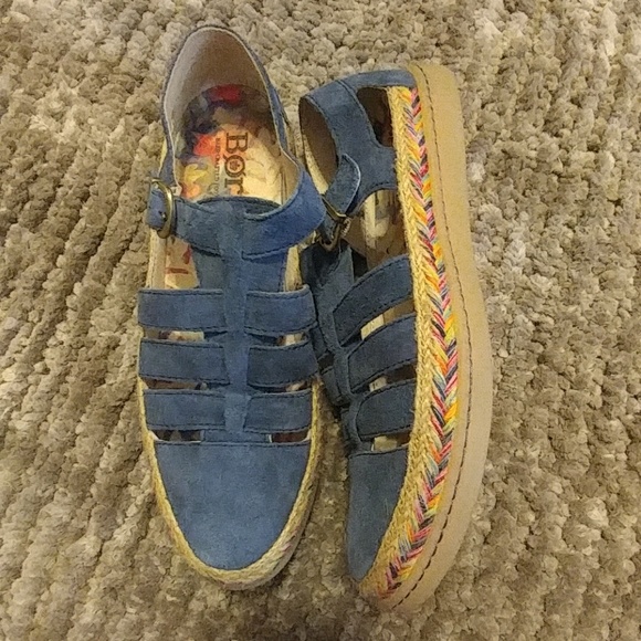 Born Shoes - Born Denim blue suede flats